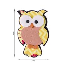 Estampa CORUJA em EVA para cadernos, enfeite em EVA escolar, EVA pet kit