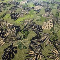 Estampa Costela de Adão Verde - Tecidosmodelo 1,50m