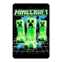 Estampa digital Throw Blanket Bioworld Minecraft Creepers