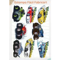Estampa Fácil Fabricart - Carros Radicais