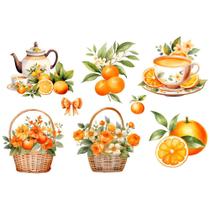 Estampa Fácil Fabricart - Laranjas Estampa Fácil Fabricart - Laranjas