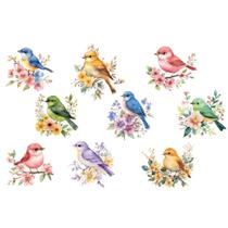 Estampa Fácil Fabricart - Passáros