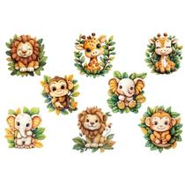 Estampa Fácil Fabricart - Safari Laranja Estampa Fácil Fabricart - Safari Laranja