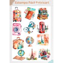 Estampa Fácil Fabricart - Viagem Estampa Fácil Fabricart - Viagem