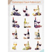 Estampa Fácil Fabricart - Vinhos