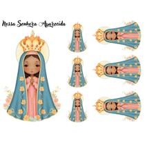 Estampa Fácil Santinhos Fabricart - Nossa Senhora Aparecida Estampa Fácil Santinhos Fabricart - Nossa Senhora Aparecida