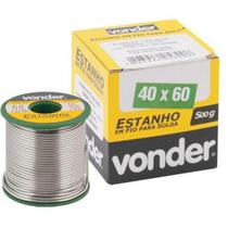 Estanho em Fio Para Solda 500g Verde 40x60 1,5mm Vonder