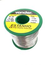 Estanho Fio 1,0Mm 40X60 Carretel 500Gr Vonder Única