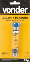 Estanho fio 1,0mm 63x37 25g tubo - Vonder