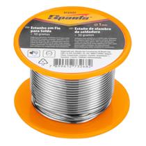 Estanho Fio Solda 1,0mm 50g 60/40 Estanho/Chumbo 9133355 Sparta Unica
