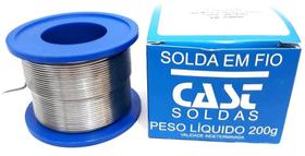 Estanho solda 200 gramas cast metais 60x40 - 189ms x 10mm