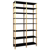 Estante 116x38x221 Preta Estante 116x38x221 Preta
