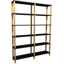 Estante 140x26x186 Preto Estante 140x26x186 Preto