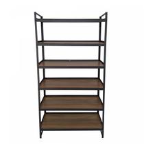 Estante 185x36 Preto/Fosco/Nogal Estante 185x36 Preto/Fosco/Nogal