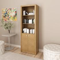 Estante 2 Portas 4 Prateleiras Tecno Mobili - Amêndoa