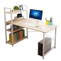 Estante 3 prateleiras estilo industrial mesa compútador notebook escrivaninha home office