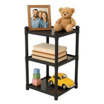 Estante 3 Prateleiras Modular Plástico Organizador Multiuso