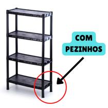 Estante 4 Andares Prateleira Modular Multiuso Organizadora Resistente Estante 4 Andares Prateleira Modular Multiuso Organizadora Resistente