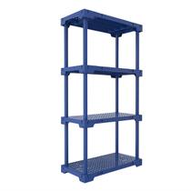 Estante 4 Prateleiras Plástica Poly Grifit Multi-Uso Azul Lazuli 127x70x35