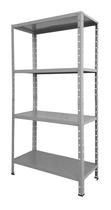 Estante 4 Prateleiras Reguláveis Aço 67cm Multiuso Cinza