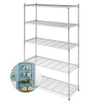 Estante 5 Prateleiras Aramada Cromada Aço Estante 5 Prateleiras Aramada Cromada Aço