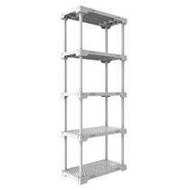 Estante 5 Prateleiras Plástica Poly Eco Multi-Uso 167x70x35 Branca