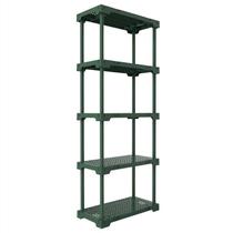 Estante 5 Prateleiras Plástica Poly Grifit Multi-Uso Verde 167x70x35