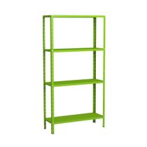 Estante Aço 4 Prateleiras Livros Cozinha Quarto EAF006 Verde - Elite Aço