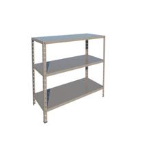 Estante Aço Baixa p 75kg CINZA 3 Bandejas 90cm x 40cm x 92cm Estante Aço Baixa p 75kg CINZA 3 Bandejas 90cm x 40cm x 92cm
