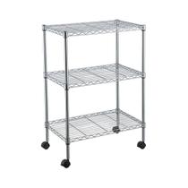 Estante Aço Cromado 3 Prateleiras 60 x 35x 76cm Duratec
