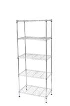 Estante Aço Cromado 60 x 35 x 155 Duratec