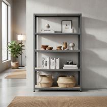 Estante Aco/mdf 5 Prateleiras 196x120x50 Cm 1500kg Spaceo