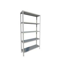 Estante Aço p 125kg CINZA 5 Bandejas Bipartida 1,75m x 30cm x 90cm - TecMA