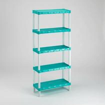 Estante Agraplast Verde 5 Andares com Pezinho Prática e Durável 532 Estante Agraplast Verde 5 Andares com Pezinho Prática e Durável 532