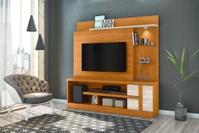 Estante Alan para TV de até 55 polegadas - Cinamomo / Off White - Madetec