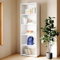 Estante Alta Bia com 5 Prateleiras Babus - Branca Estante Alta Bia com 5 Prateleiras Babus - Branca