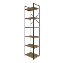 Estante Alta C/06 Prateleiras 185x45x33cm Yon Vermont Oak/ Vermont Oak/ Estante Alta C/06 Prateleiras 185x45x33cm Yon Vermont Oak/ Vermont Oak/
