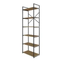 Estante Alta C/06 Prateleiras 185x60x33cm Yon Vermont Oak/ Vermont Oak/