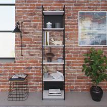 Estante Alta com 6 Prateleiras 185x45x33cm com Fundo Yon Estante Alta com 6 Prateleiras 185x45x33cm com Fundo Yon