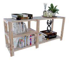 Estante Alta Modelo Industrial C/3 Prateleiras P/ Livros Oferta