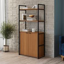 Estante Alta para Livros com 2 Portas Industrial Estante Alta para Livros com 2 Portas Industrial