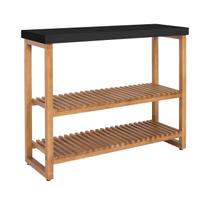 Estante aparador buffet gold c/ 2 prateleiras luxo