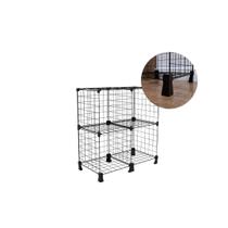 Estante Aramada Modulada com 4 Nichos Casulo Leve e Prática Estante Aramada Modulada com 4 Nichos Casulo Leve e Prática