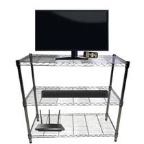 Estante Aramada Rack de Aço Cromado 90 Cm Uteall Estante Aramada Rack de Aço Cromado 90 Cm Uteall