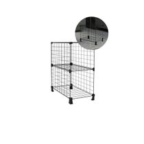 Estante Aramado 2 Nichos Prateleira Organizadora 40cm Profundidade Preto para Livros Sala Quarto Estante Aramado 2 Nichos Prateleira Organizadora 40cm Profundidade Preto para Livros Sala Quarto