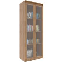 Estante Armário Alta Livreiro Multiuso Office 2 Portas Vidro Estante Armário Alta Livreiro Multiuso Office 2 Portas Vidro