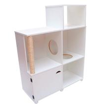 Estante Armário casa cama toca arranhador gato pet rack móvel - Ariel Estante Armário casa cama toca arranhador gato pet rack móvel - Ariel