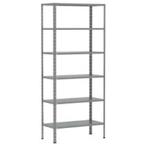 Estante Armário De Aço Para Almoxarifado Livros Sala 6 Bandejas Resistente 60cm Multiuso Para Quarto Escritório Organização Estante Armário De Aço Para Almoxarifado Livros Sala 6 Bandejas Resistente 60cm Multiuso Para Quarto Escritório Organização