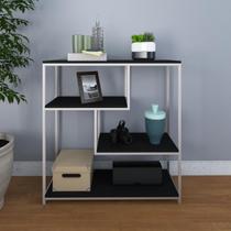 Estante Baixa C/04 Prateleiras Brooklyn 90cm Est.Branca