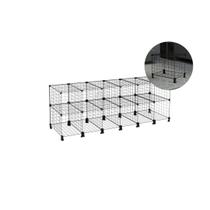 Estante Balcão Expositor Aramado 12 Nichos Horizontal 40cm Profundidade Preto Estante Balcão Expositor Aramado 12 Nichos Horizontal 40cm Profundidade Preto